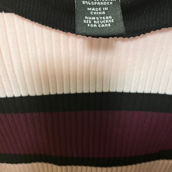 New Look Ribbed Outfit Set Pink and Purple Laced Size XL - Picture 2 of 8